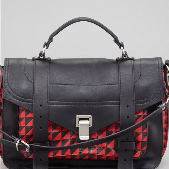 PROENZA SCHOULER PS1 Geometric Satchel Medium - Picture 2 of 3